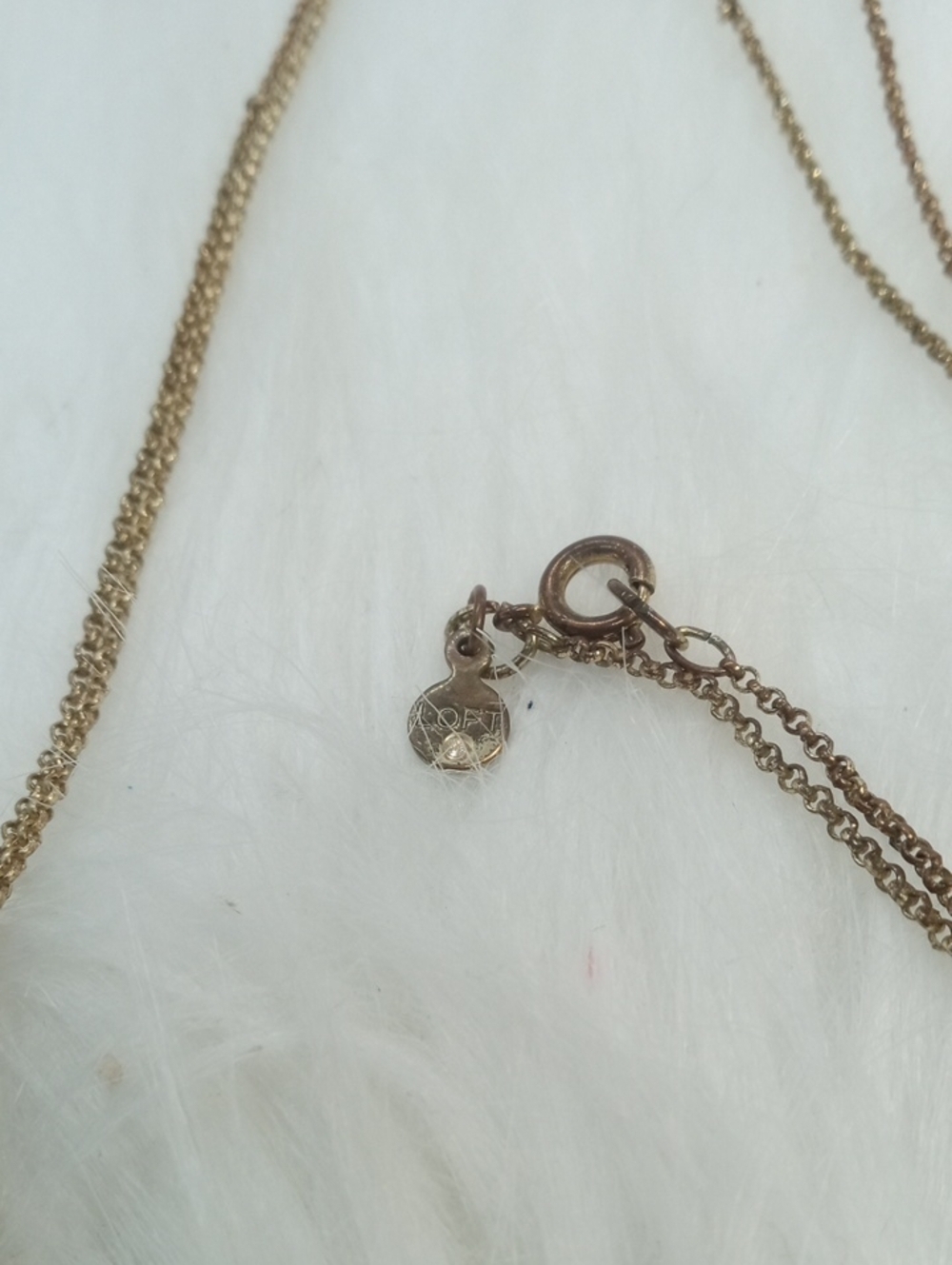 LOFT: 4 STONE DANGLE NECKLACE - Picture 9 of 9